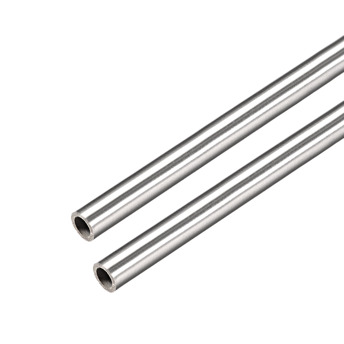 Harfington 2Pcs 304 Stainless Steel Capillary Tube 2.9mm ID 4.9mm OD 300mm Long 1mm Wall