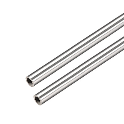 Harfington 2Pcs 304 Stainless Steel Capillary Tube 2.9mm ID 4.9mm OD 300mm Long 1mm Wall