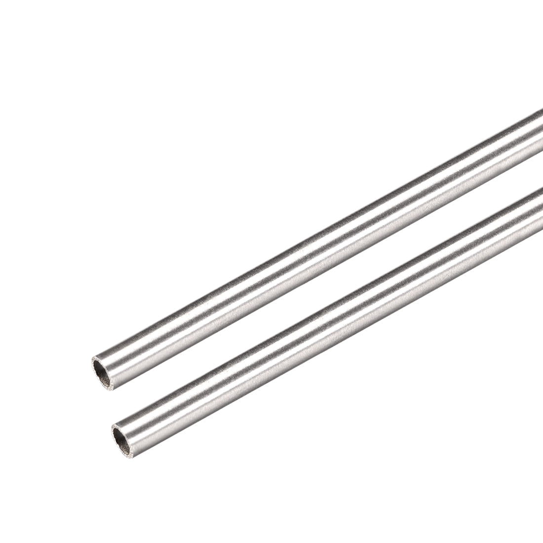 uxcell Uxcell 2Pcs 304 Stainless Steel Capillary Tube 2.2mm ID 3.2mm OD 300mm Long 0.5mm Wall