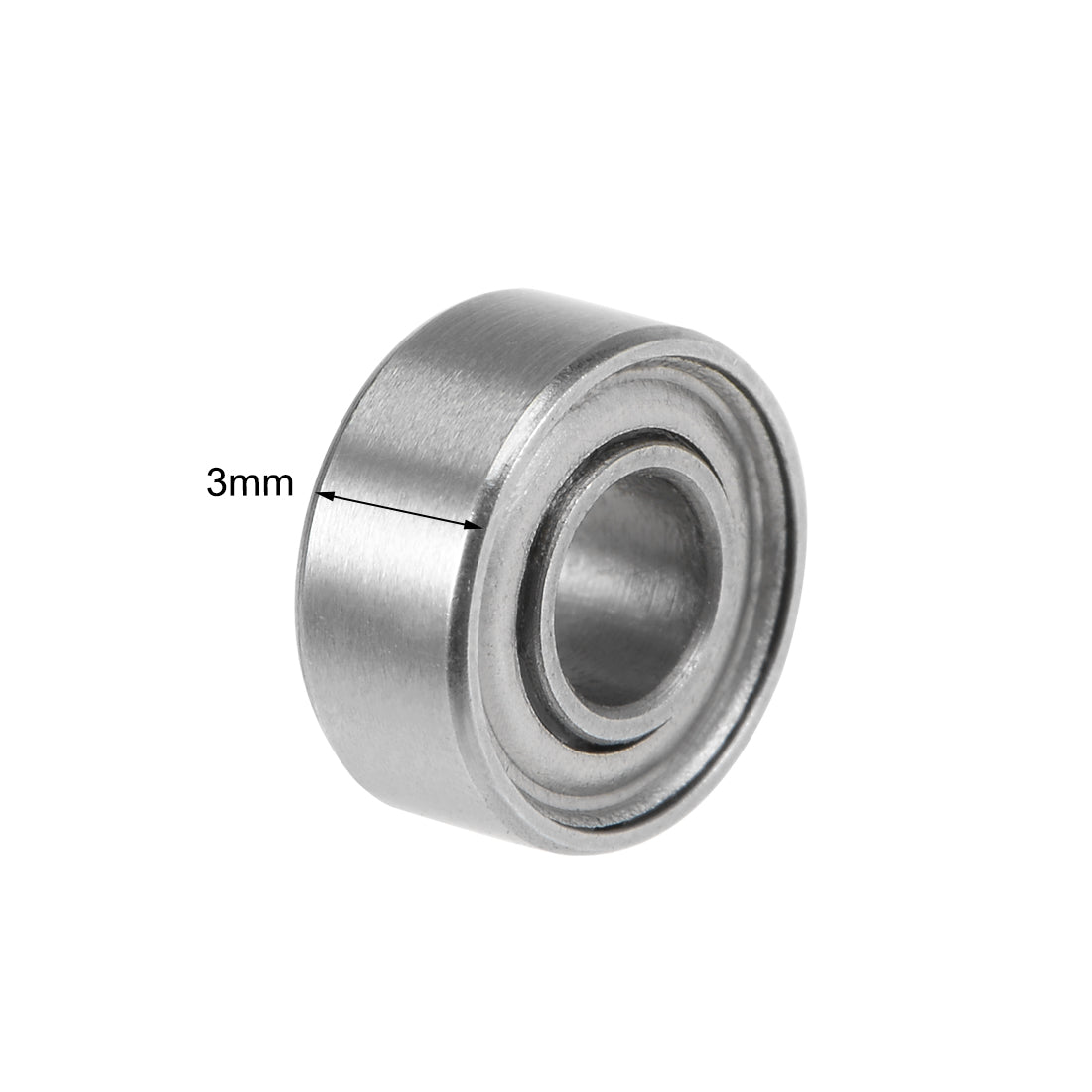 uxcell Uxcell 683ZZ Deep Groove Ball Bearings Z2 3x7x3mm Double Shielded Carbon Steel 15pcs