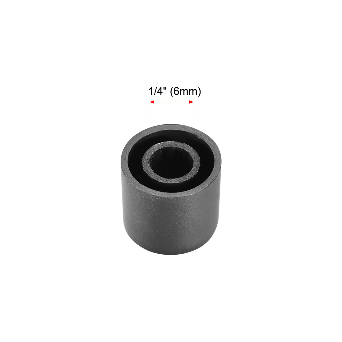 uxcell Uxcell 20Pcs 6mm Plum Blossom Shaft Hole Knob for Speaker Effect Pedal Amplifier Potentiometer Knob 14x14mm