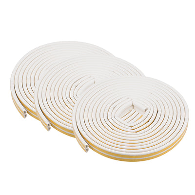 Harfington Unique Bargains Foam Tape Adhesive Weather Stripping