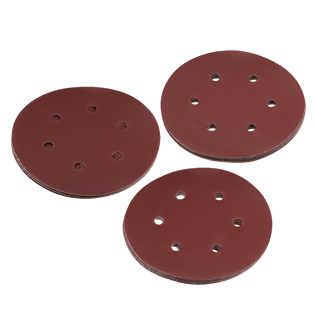 uxcell Uxcell 15pcs 6 inch 6 Hole Sanding Disc 400/600/800 Grit
