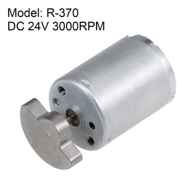 Harfington Uxcell Vibration Motor Strong Power for Massager DC 24V 3000RPM Arch Vibrating Wheel 46x24.2mm