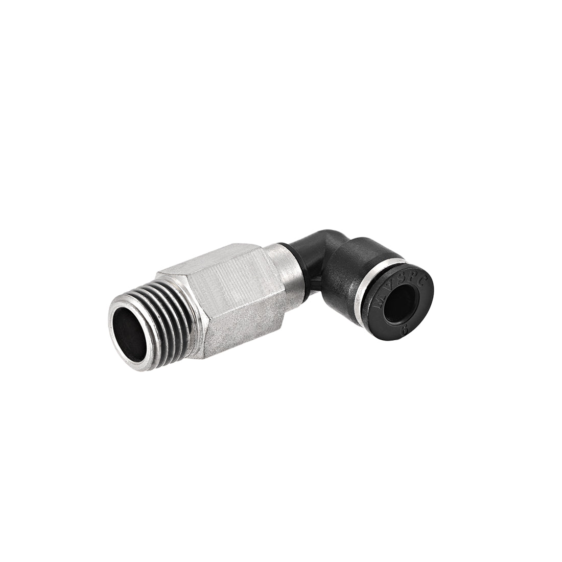 Harfington 6mm Tube To 1/4 NPT Push Lock Elbows L Shape Air Fittings