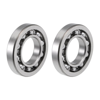 uxcell Uxcell R16 Deep Groove Ball Bearing 1"x2"x3/8" Open Type Z2 Lever Bearings 2pcs