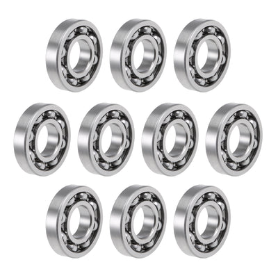 uxcell Uxcell R8 Deep Groove Ball Bearings 1/2"x1-1/8"x1/4" Open Type Chrome Steel Z2 10pcs