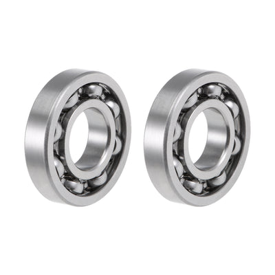 uxcell Uxcell R8 Deep Groove Ball Bearing 1/2"x1-1/8"x1/4" Open Type Z2 Lever Bearings 2pcs