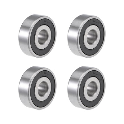 uxcell Uxcell 1614-2RS Deep Groove Ball Bearing 3/8"x1-1/8"x3/8" Sealed Z2 Lever Bearings 4pcs