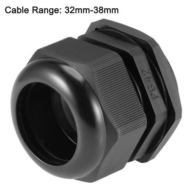 Harfington Cable Gland Waterproof Plastic Connector Adjustable Locknut 3pcs