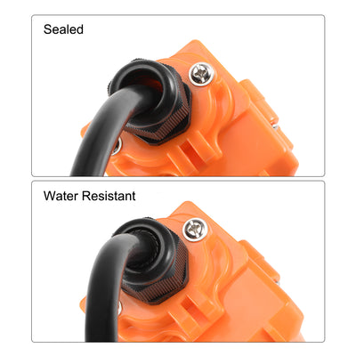 Harfington Cable Gland Waterproof Plastic Connector Adjustable Locknut 3pcs