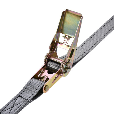 Harfington Ratchet Tie Down Lashing Strap with Double J Hook for Moving Cargo 1pcs
