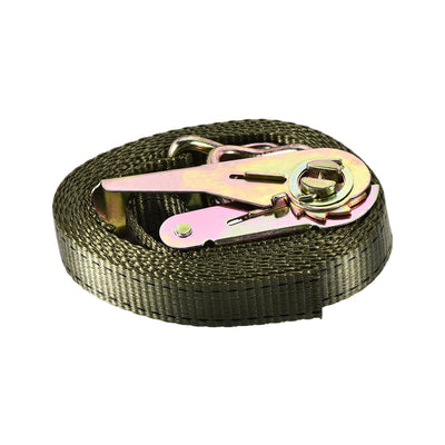 Harfington Ratchet Tie Down Lashing Strap with Double J Hook for Moving Cargo 1pcs
