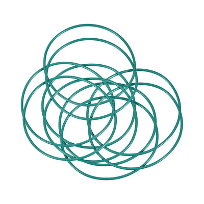 Harfington Uxcell Fluorine Rubber O Rings, 65mm OD, 61.2mm Inner Diameter, 1.9mm Width, Seal Gasket Green 10Pcs