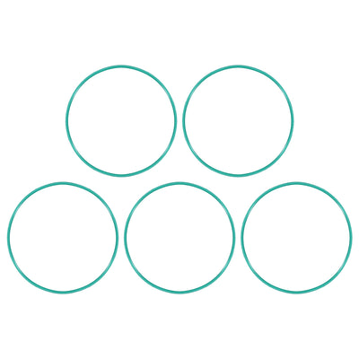 uxcell Uxcell Fluorine Rubber O Rings, 76mm OD, 72.2mm Inner Diameter, 1.9mm Width, Seal Gasket Green 5Pcs