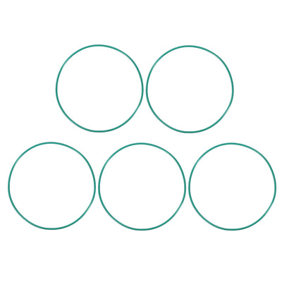 uxcell Uxcell Fluorine Rubber O Rings, 82mm OD, 78.2mm Inner Diameter, 1.9mm Width, Seal Gasket Green 5Pcs