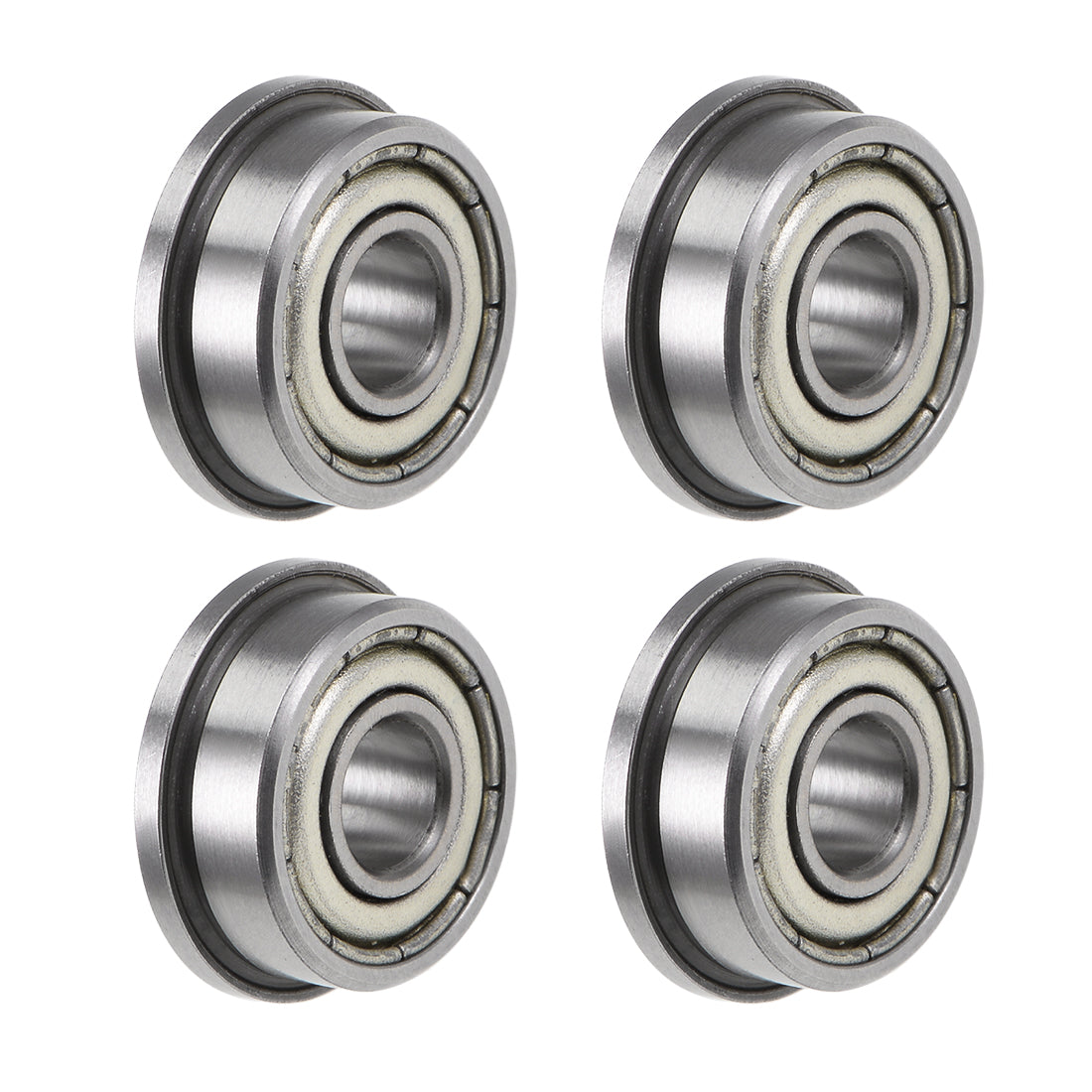 Harfington FR3ZZ Ball Bearings Z2 3/16"x1/2"x0.196" Double Shielded Chrome Steel 4pcs