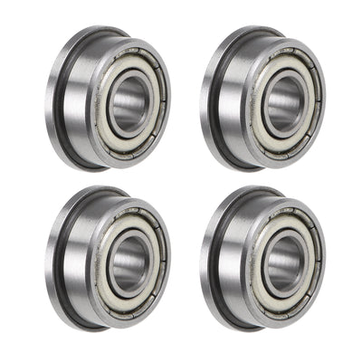 Harfington FR3ZZ Ball Bearings Z2 3/16"x1/2"x0.196" Double Shielded Chrome Steel 4pcs