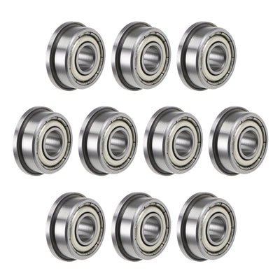 uxcell Uxcell FR3ZZ Ball Bearings Z2 3/16"x1/2"x0.196" Double Shielded Chrome Steel 10pcs