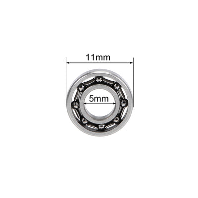 Harfington Miniature Deep Groove Ball Bearings Open Type Chrome Steel Bearings