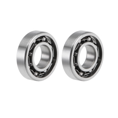 Harfington Miniature Deep Groove Ball Bearings Open Type Chrome Steel Bearings