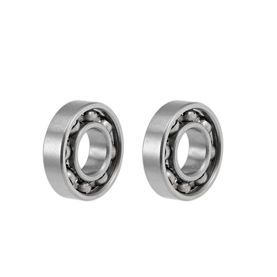 Harfington Miniature Deep Groove Ball Bearings Open Type Chrome Steel Bearings