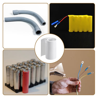 Harfington PVC Heat Shrink Tube 70mm Flat Width Wrap