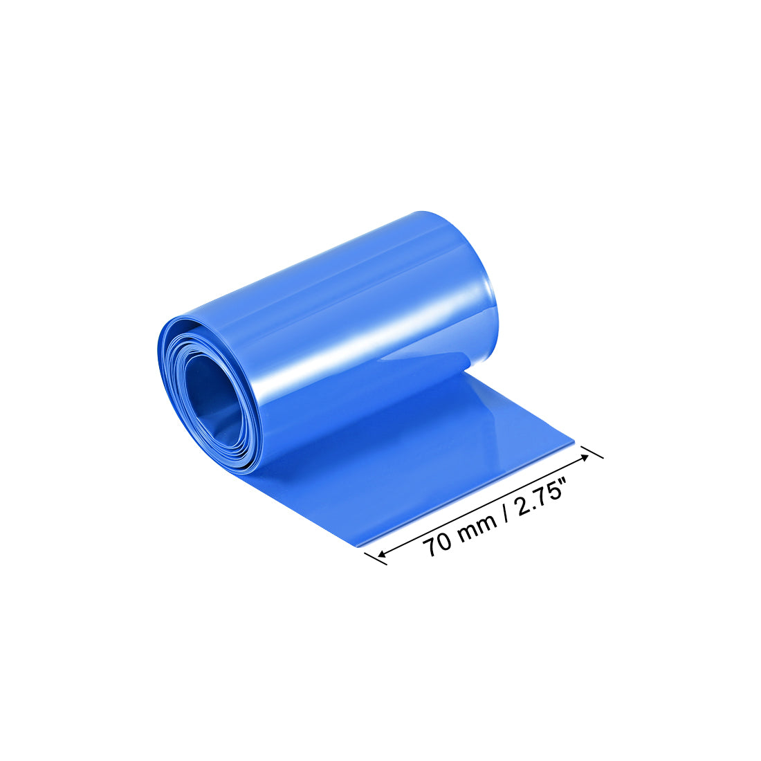 Harfington PVC Heat Shrink Tube 70mm Flat Width Wrap