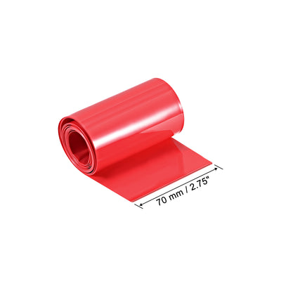 Harfington PVC Heat Shrink Tube 70mm Flat Width Wrap
