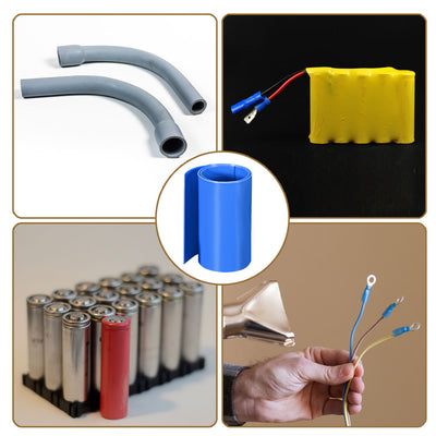 Harfington PVC Heat Shrink Tube 80mm Flat Width Wrap