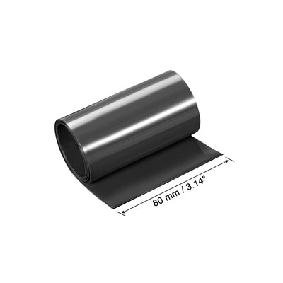 Harfington PVC Heat Shrink Tube 80mm Flat Width Wrap