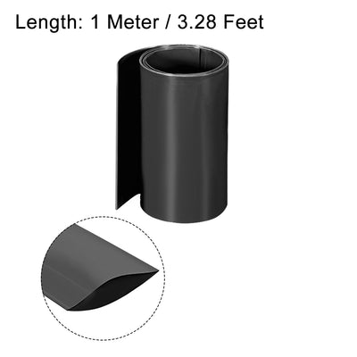 Harfington PVC Heat Shrink Tube 80mm Flat Width Wrap