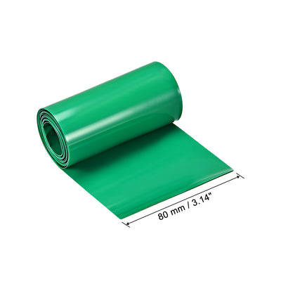 Harfington PVC Heat Shrink Tube 80mm Flat Width Wrap
