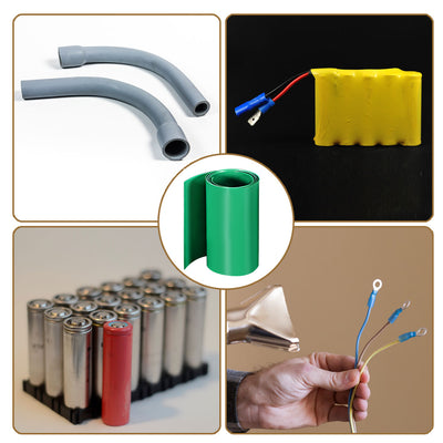 Harfington PVC Heat Shrink Tube 80mm Flat Width Wrap