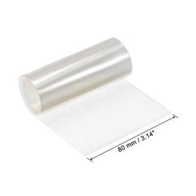 Harfington PVC Heat Shrink Tube 80mm Flat Width Wrap