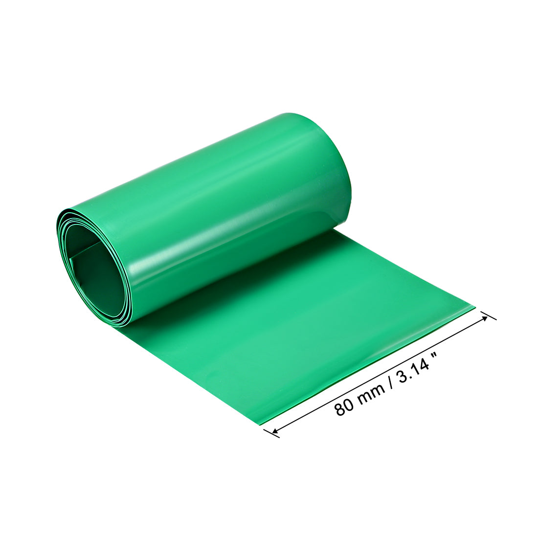 Harfington PVC Heat Shrink Tube 80mm Flat Width Wrap