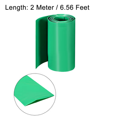 Harfington PVC Heat Shrink Tube 80mm Flat Width Wrap