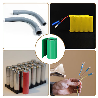 Harfington PVC Heat Shrink Tube 80mm Flat Width Wrap