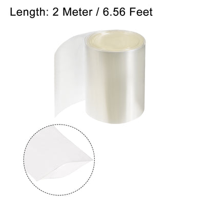 Harfington PVC Heat Shrink Tube 80mm Flat Width Wrap