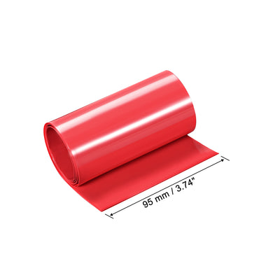 Harfington PVC Heat Shrink Tube 95mm Flat Width Wrap
