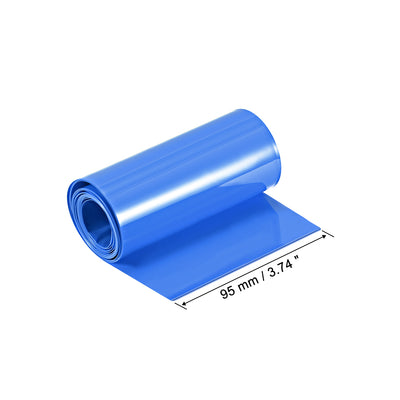 Harfington PVC Heat Shrink Tube 95mm Flat Width Wrap
