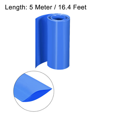 Harfington PVC Heat Shrink Tube 95mm Flat Width Wrap