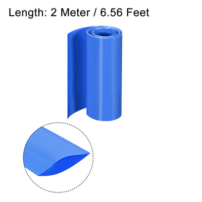 Harfington PVC Heat Shrink Tube 125mm Flat Width Wrap