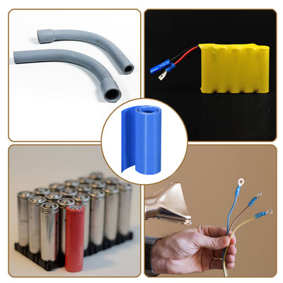 Harfington PVC Heat Shrink Tube 125mm Flat Width Wrap