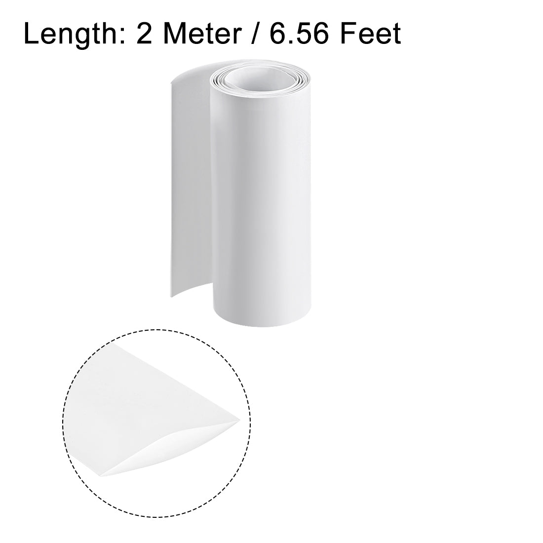 Harfington PVC Heat Shrink Tube 135mm Flat Width Wrap