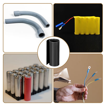 Harfington PVC Heat Shrink Tube 150mm Flat Width Wrap