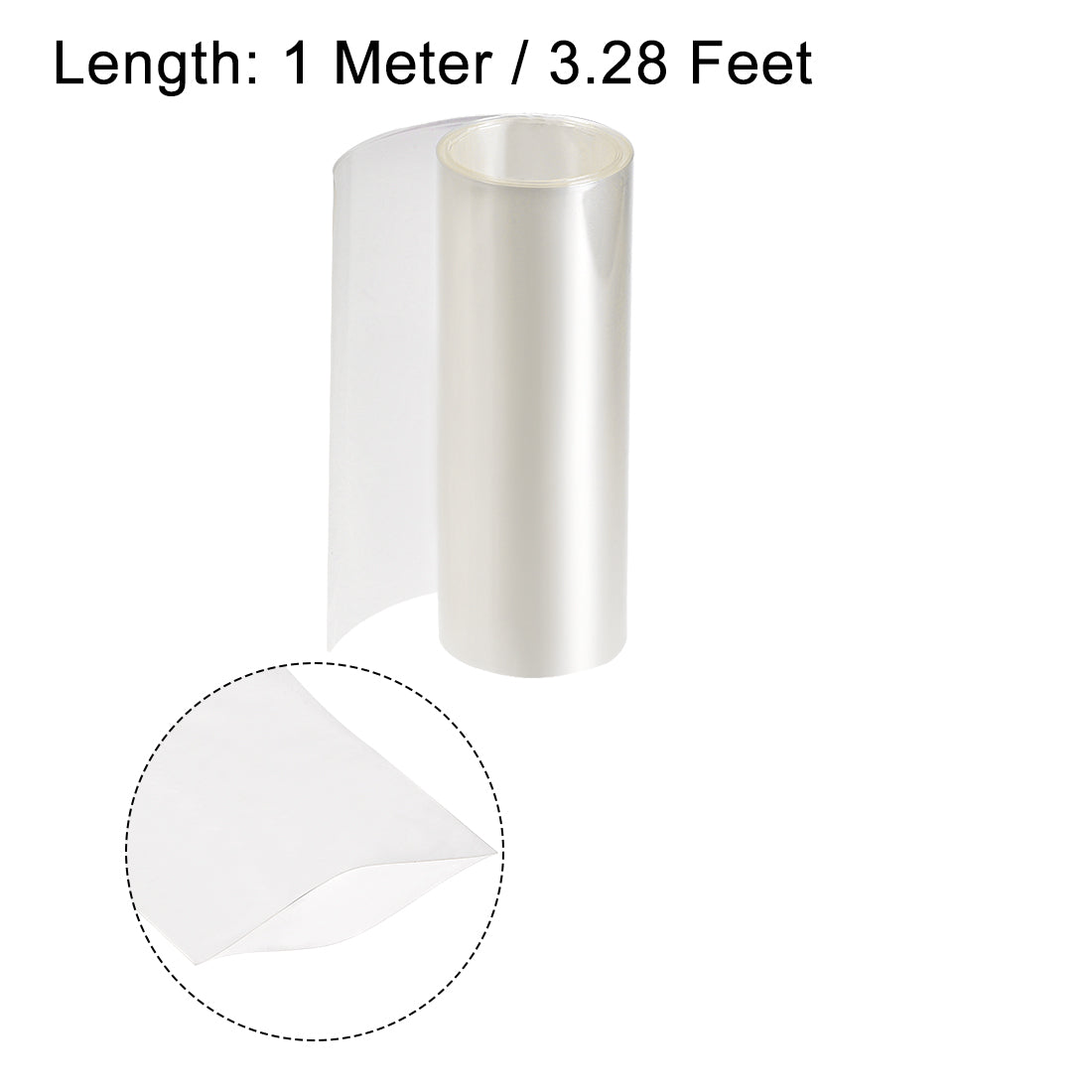 Harfington PVC Heat Shrink Tube 150mm Flat Width Wrap