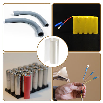 Harfington PVC Heat Shrink Tube 150mm Flat Width Wrap