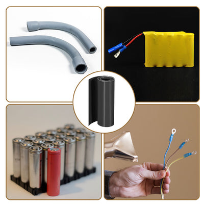 Harfington PVC Heat Shrink Tube 150mm Flat Width Wrap