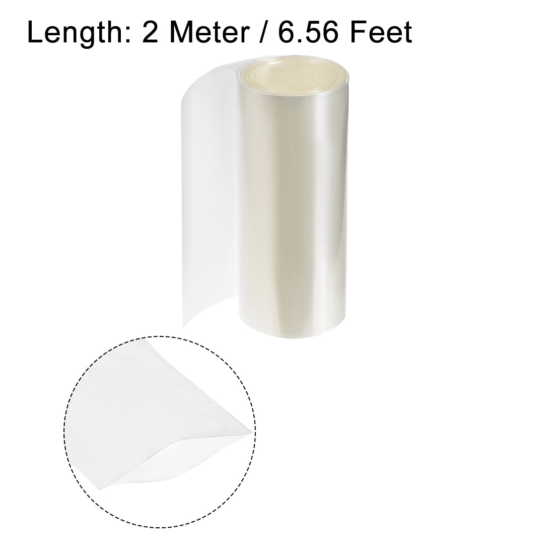 Harfington PVC Heat Shrink Tube 150mm Flat Width Wrap